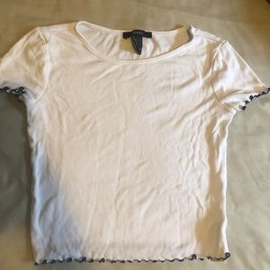 White baby tee